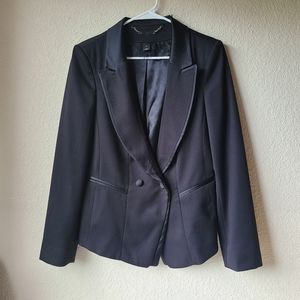 White House Black Market Women's Black Blazer Size 10